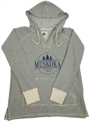 Nautical Thin Stripe Muskoka Hoodie