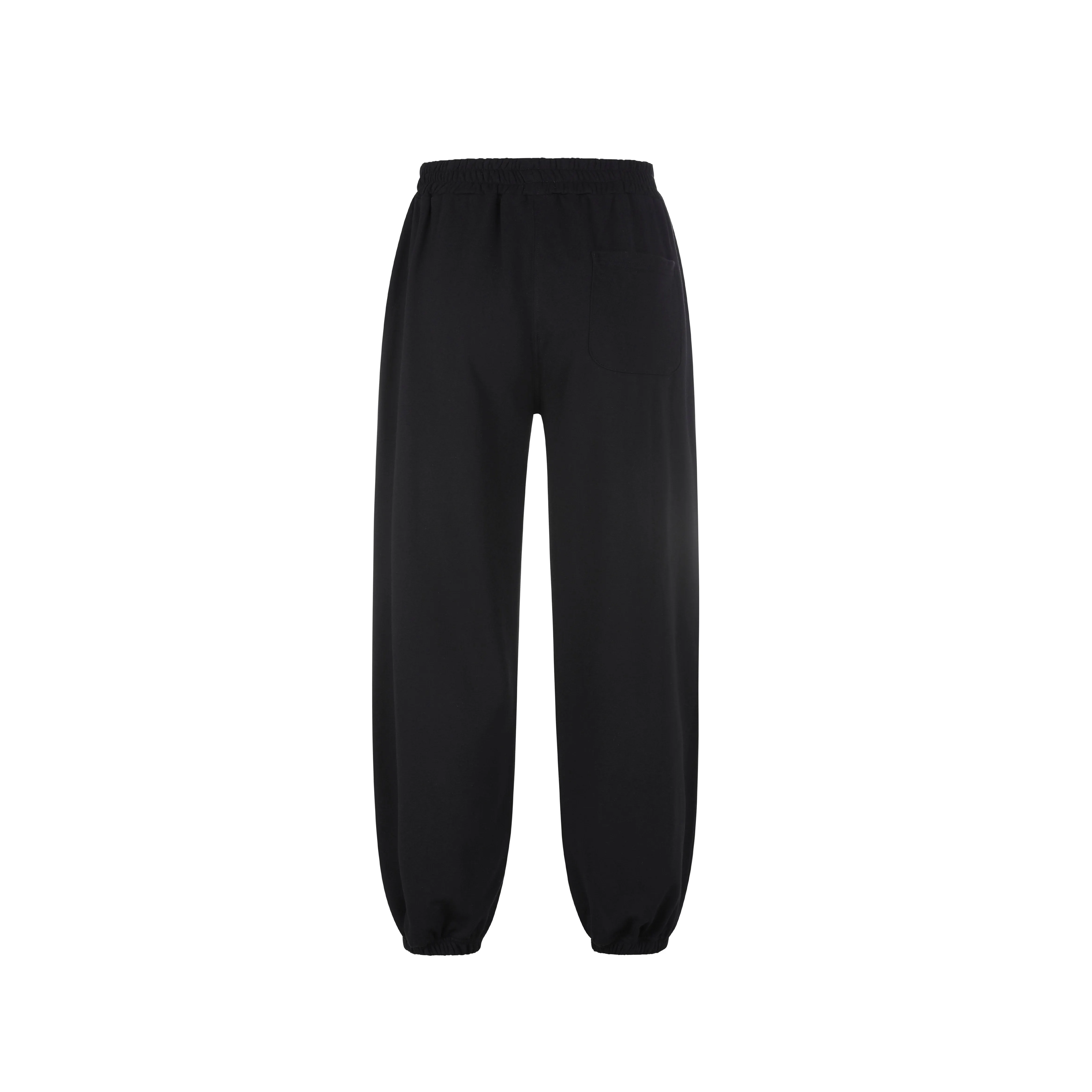 NOBADVIBEZ BLACK BAGGY SWEATPANTS