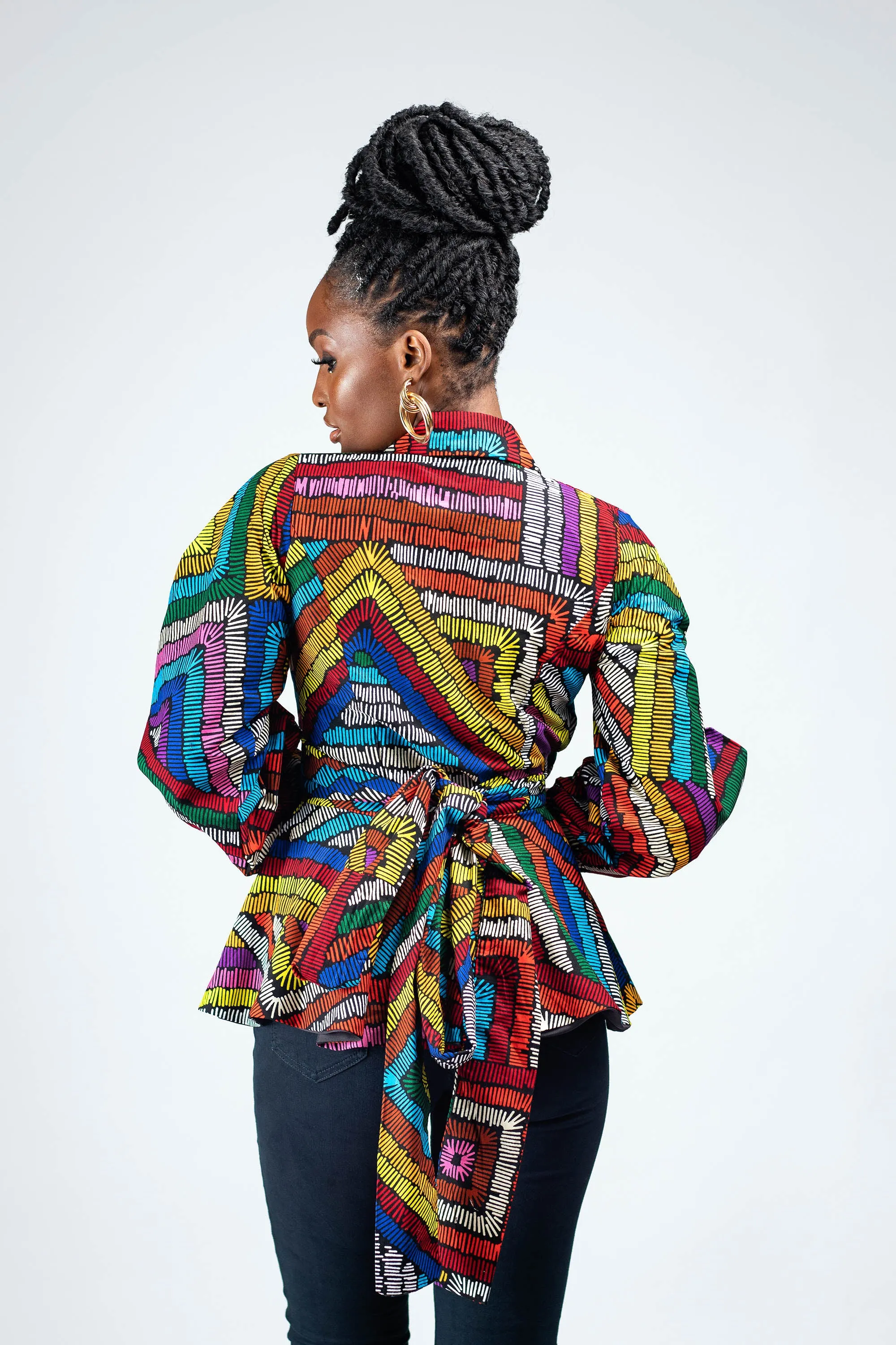 NONSO AFRICAN PRINT BLAZER
