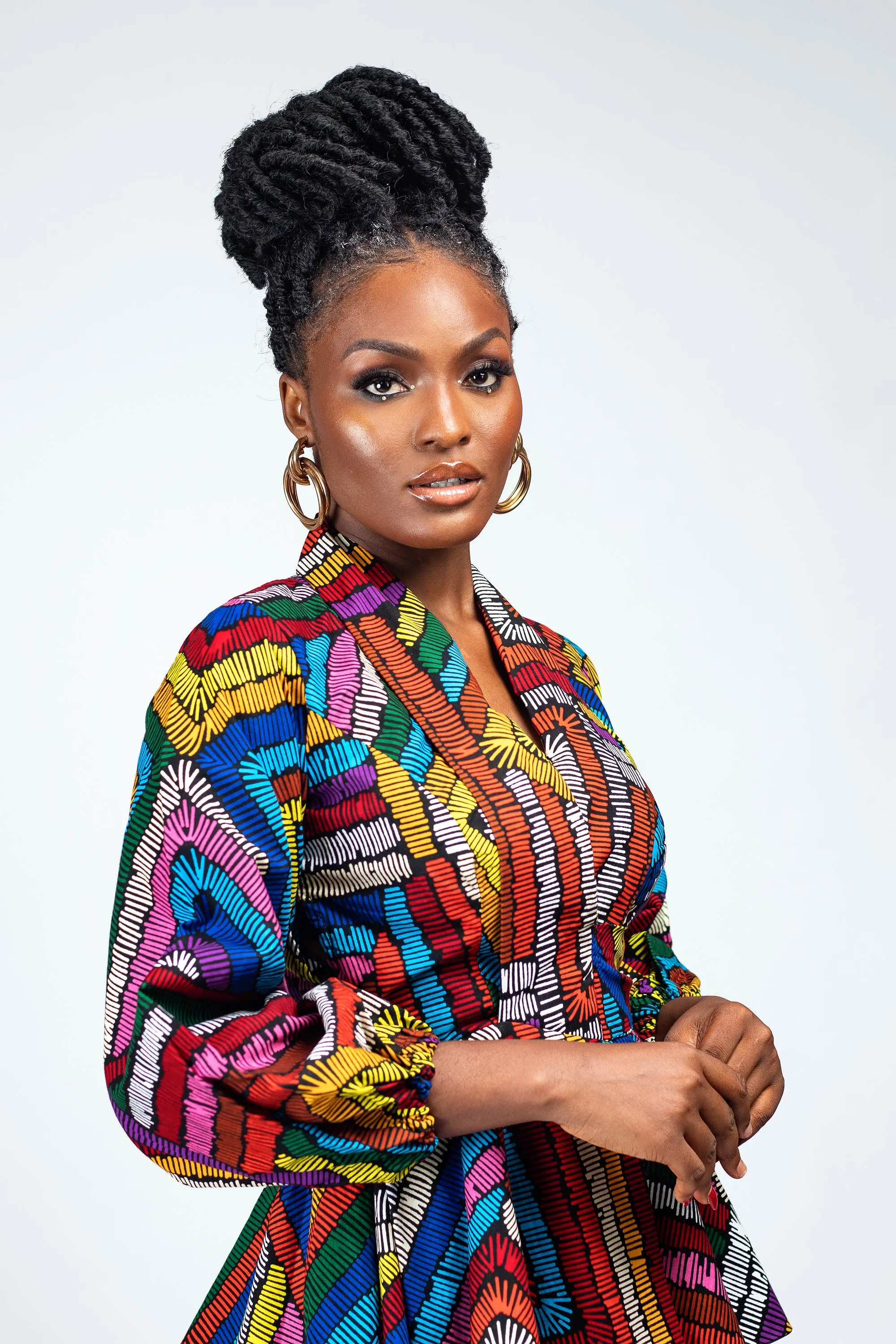 NONSO AFRICAN PRINT BLAZER
