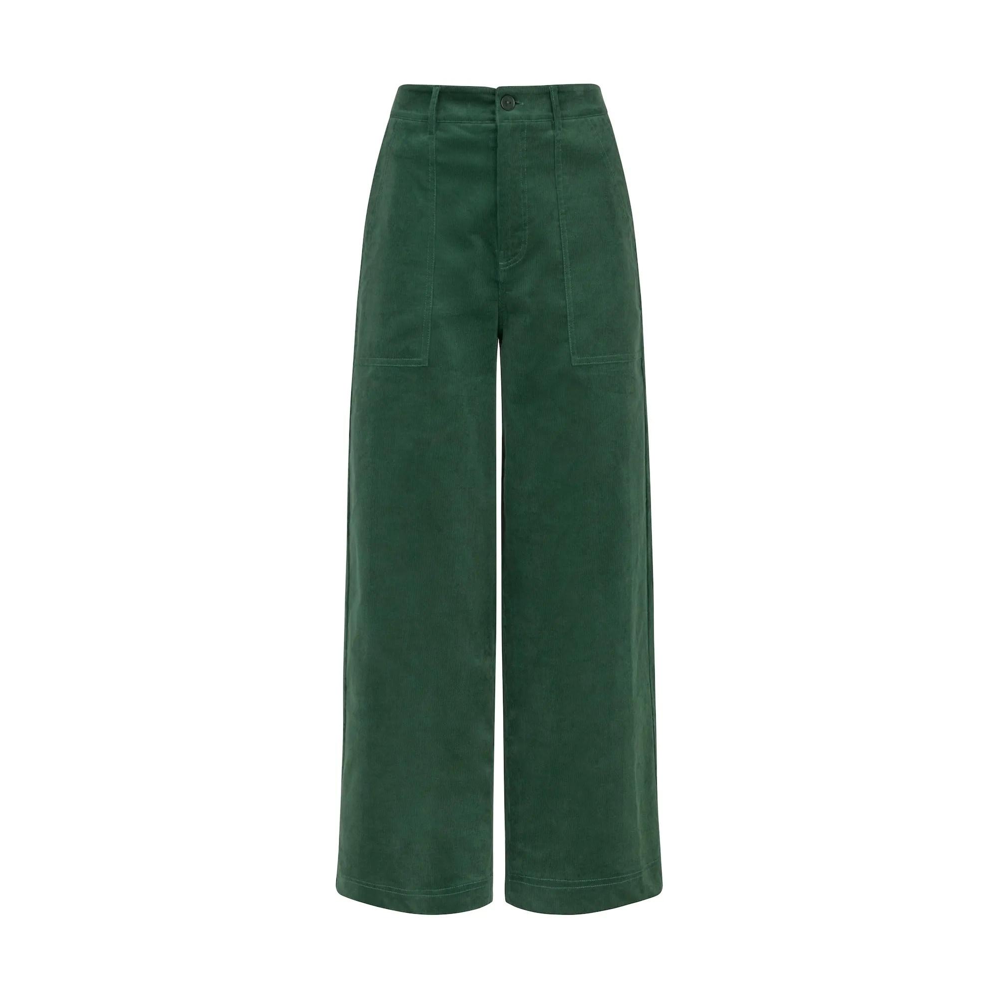 Nora Cropped Trouser - Green