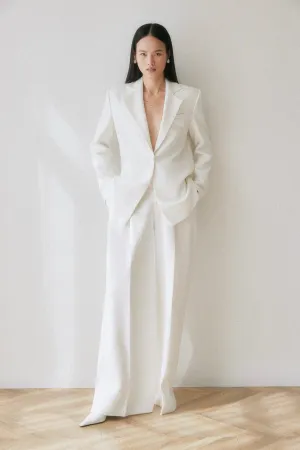 Notched Lapel Blazer-SHARON
