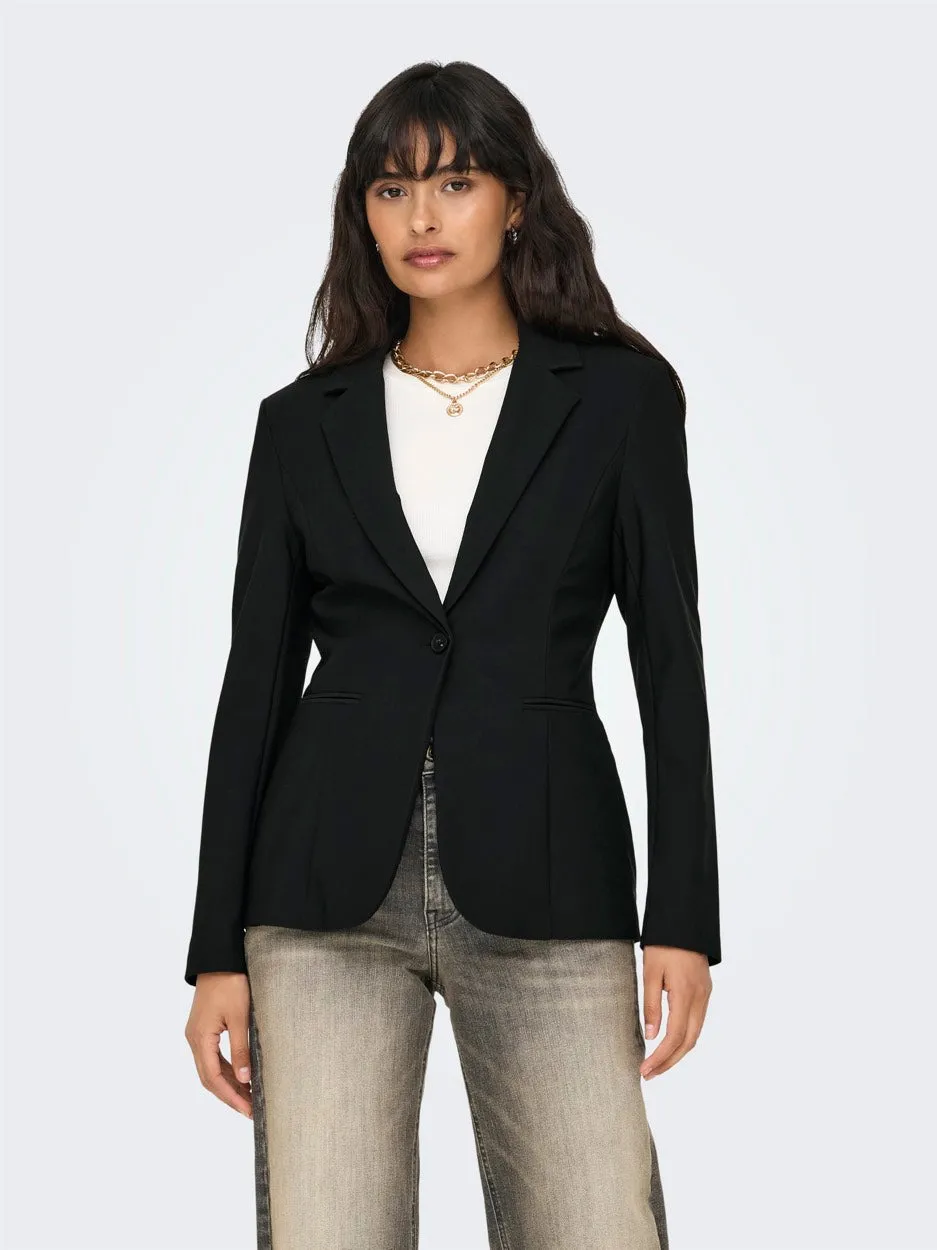 Onltravel L/s Fit Blazer Tlr - Zwart