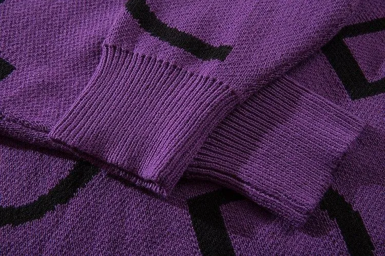 Oversized Alphabet Sweater