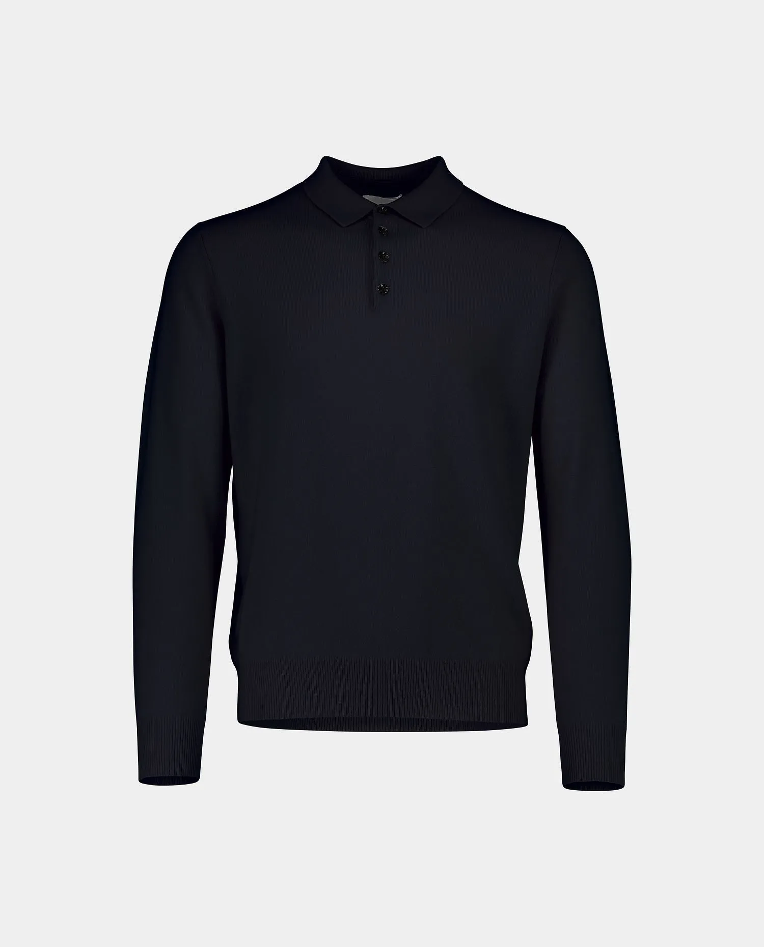Pullover aus Cashmere in Navy - Gerade Passform