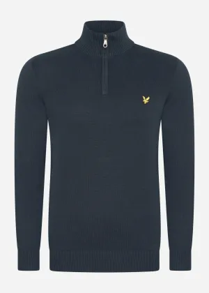 Quarter zip jumper - dark navy