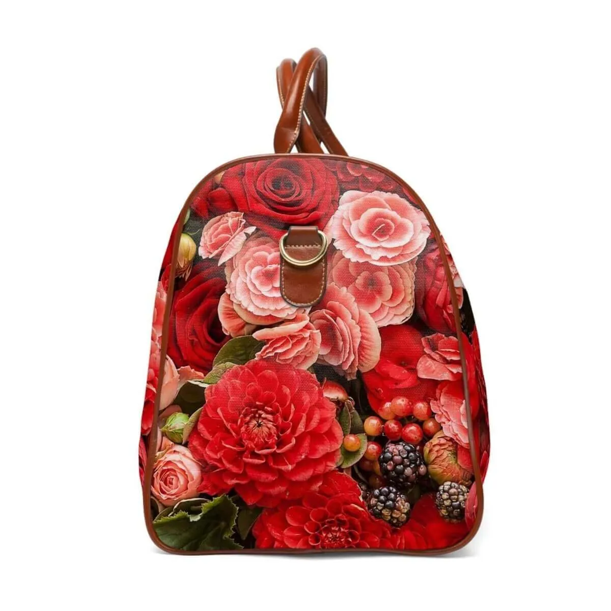 Rose Design Waterproof Travel Bag