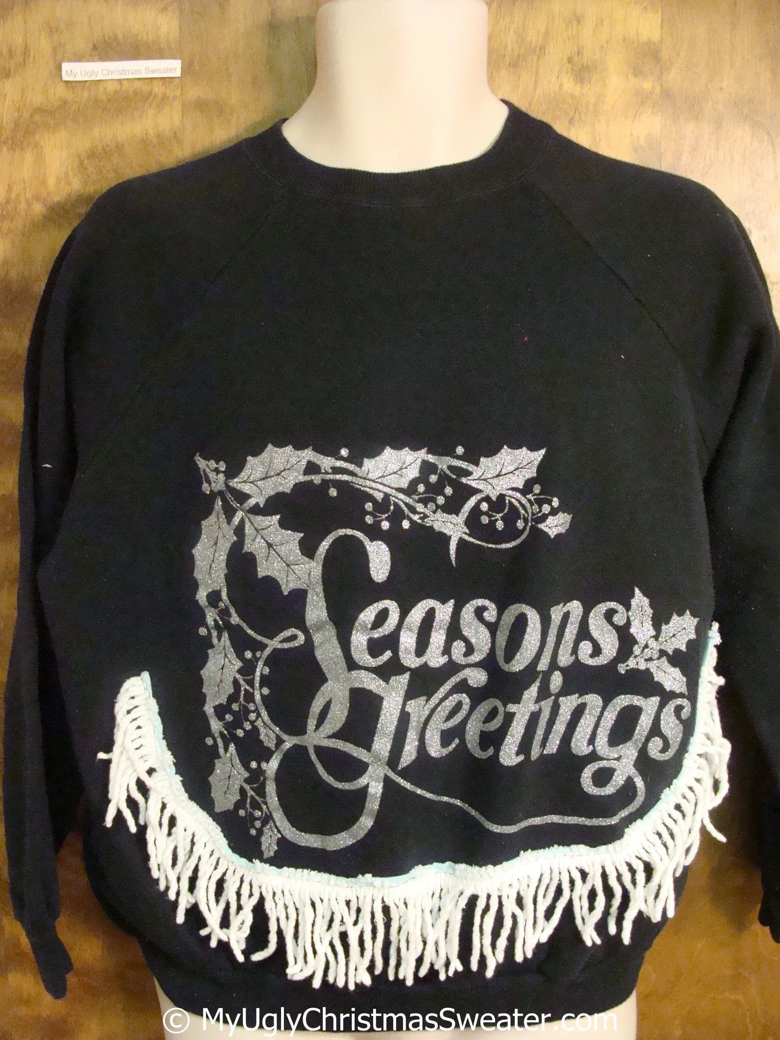 SEASONS GREETINGS Tacky Christmas Sweatshirt