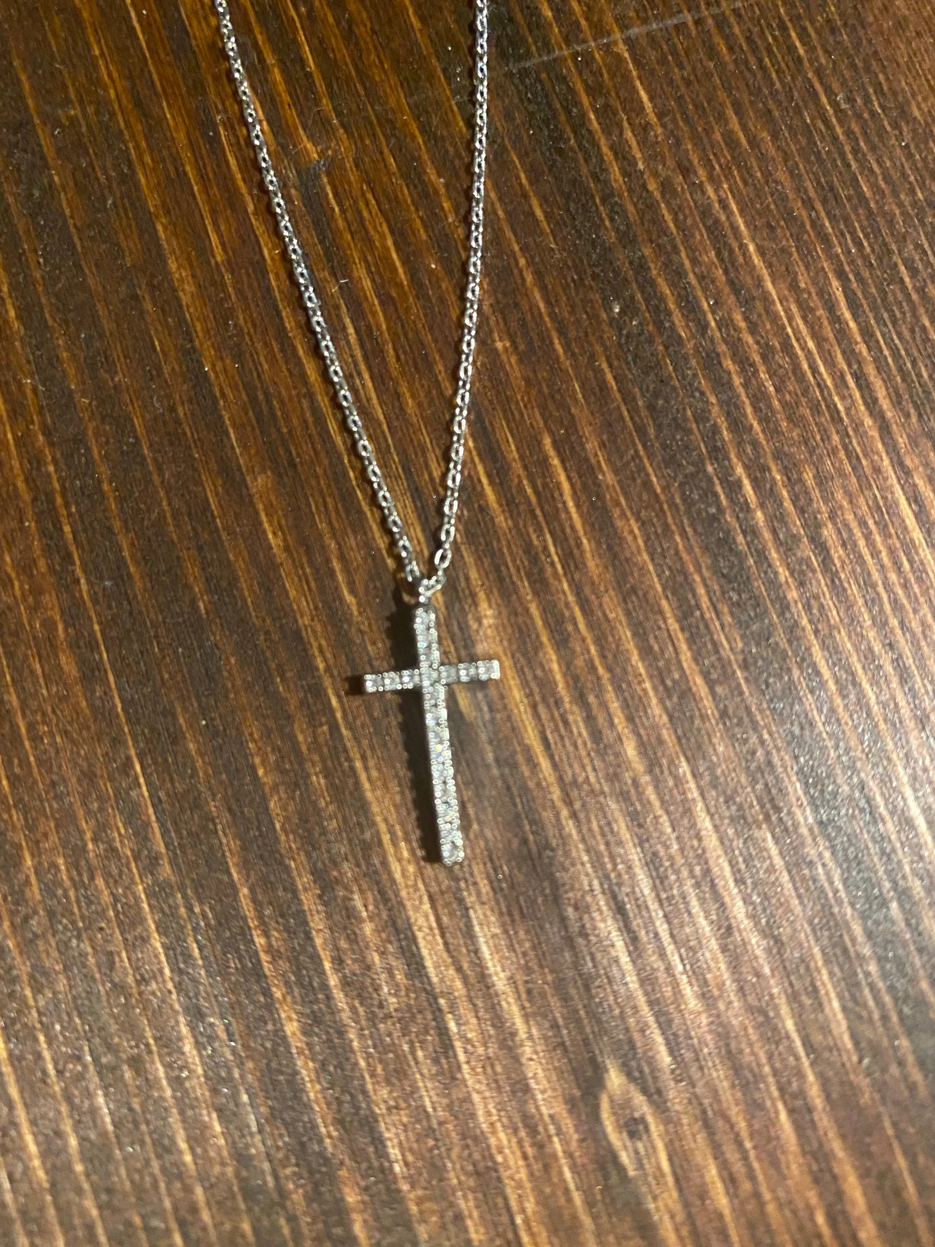 Silver Cross Necklace
