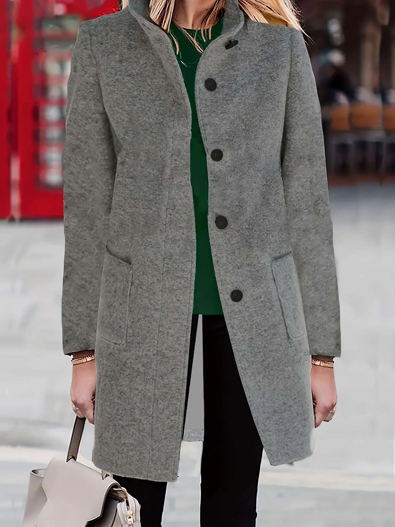 Stay fashionable and sophisticated with mid-length trench coats