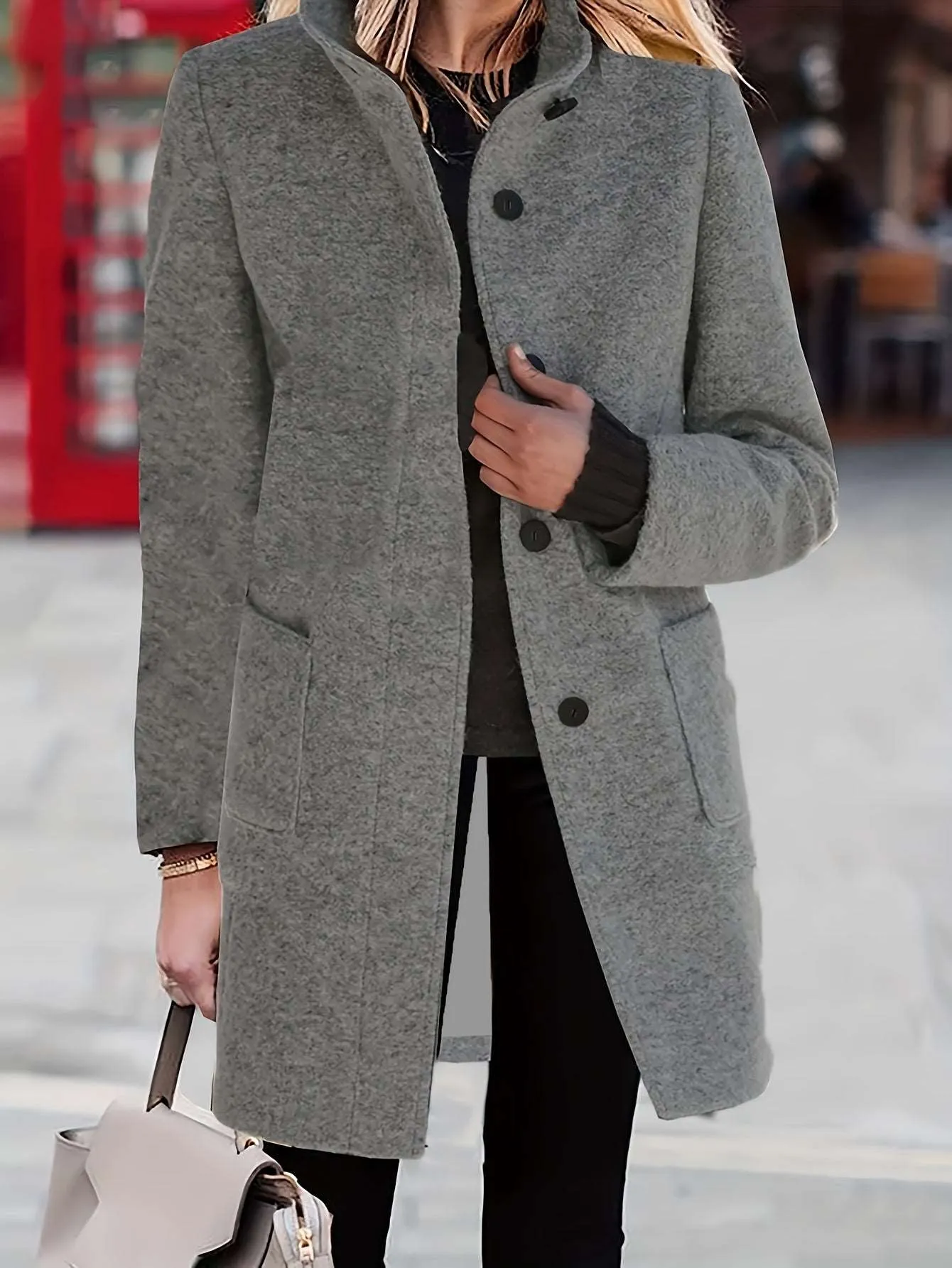 Stay fashionable and sophisticated with mid-length trench coats