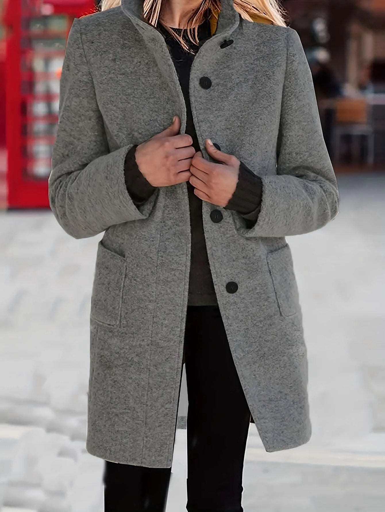 Stay fashionable and sophisticated with mid-length trench coats