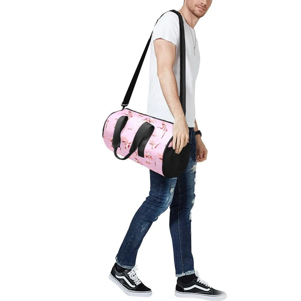 Strawberry Pink Duffle Bag