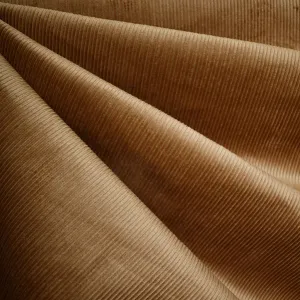 Stretch Mid Wale Corduroy Solid Cinnamon