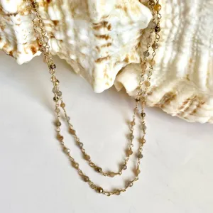 Sunstone Beads Necklace