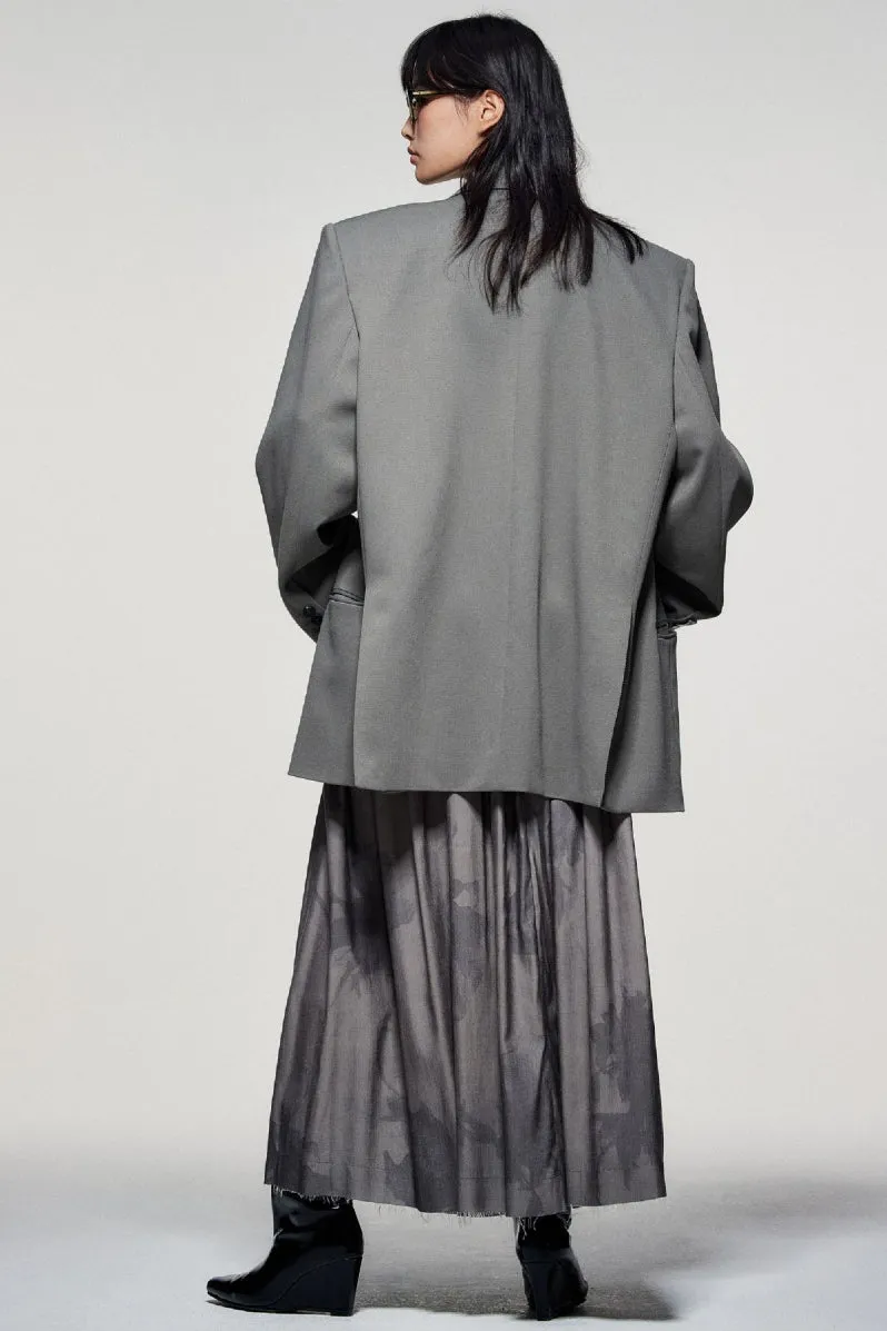 SUPER large silhouette suite blazer | 4 color