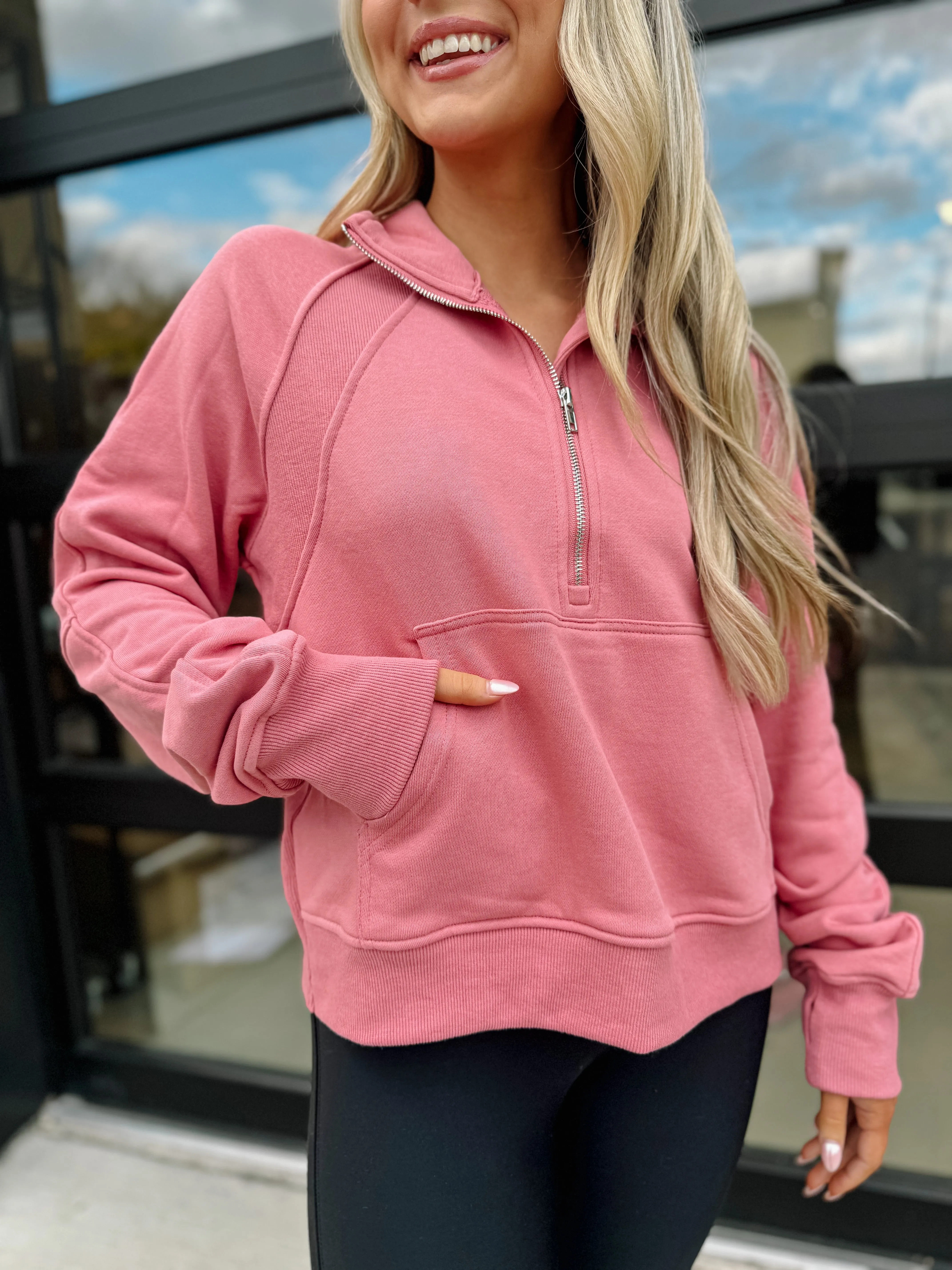 Swank Quarter Zip Pullover