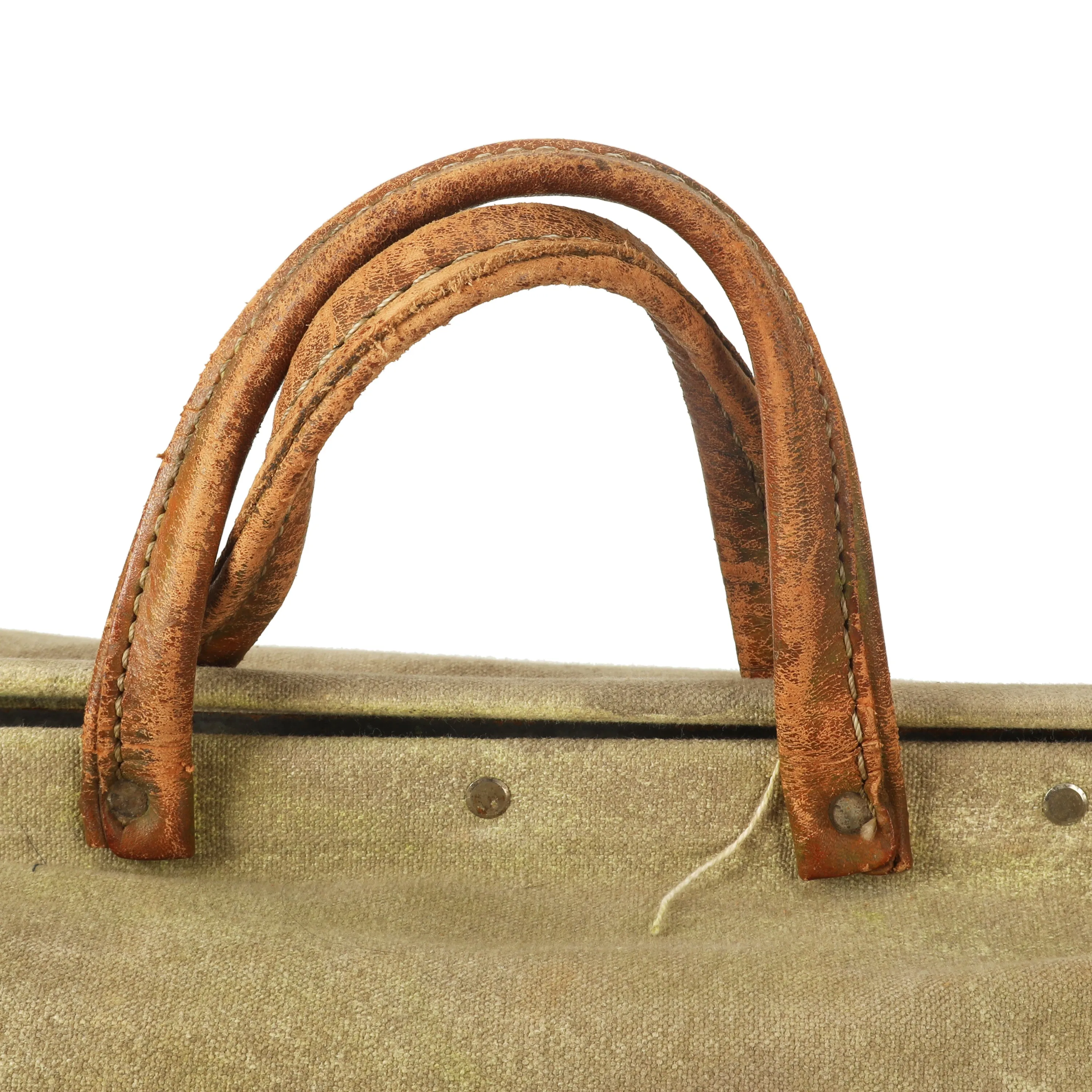 Tan / Brown Vintage Duffle Bag