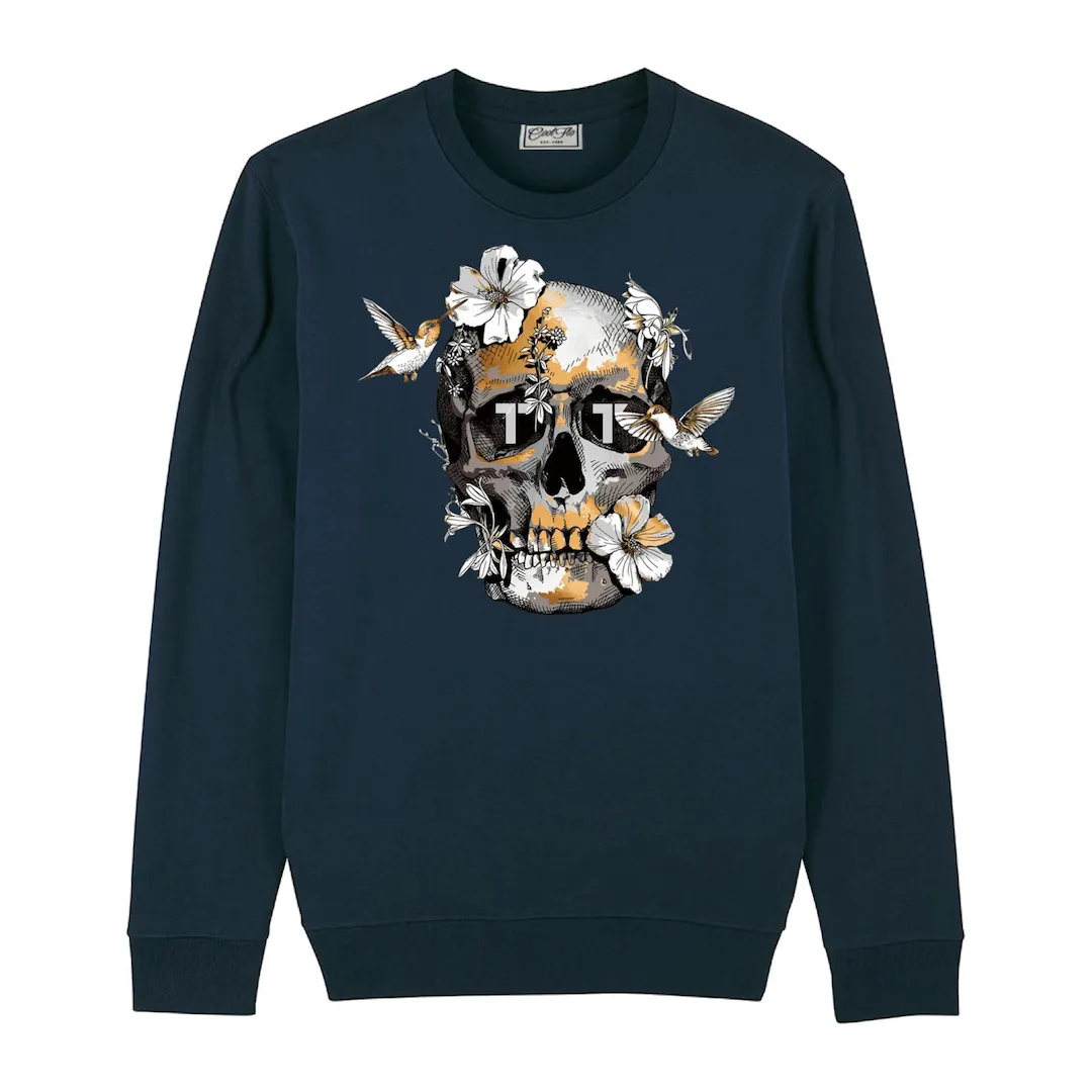 Tenacious 'Bird Skull' Navy Sweatshirt