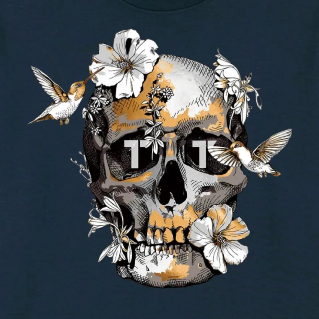 Tenacious 'Bird Skull' Navy Sweatshirt