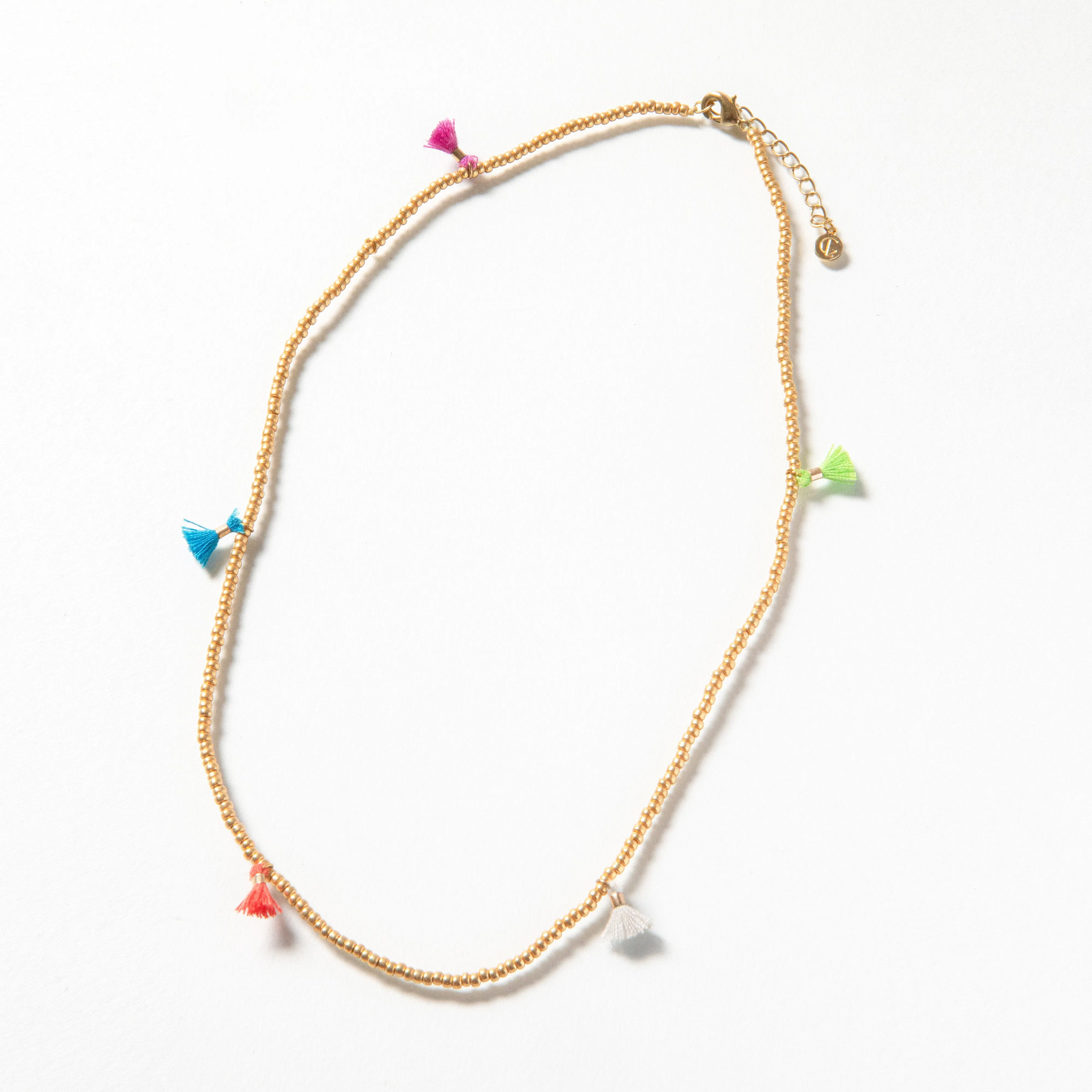 Tiny Tassel Necklace - Gold