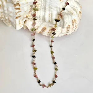 Tourmaline Chip Necklace - Verona