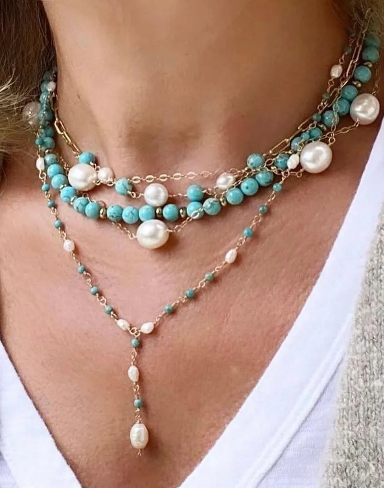 Turquoise Necklace - Adele