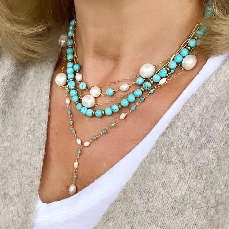 Turquoise Necklace - Adele