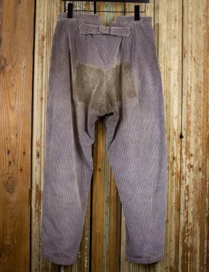 Vintage 30s French Buckle Back Corduroy Work Pants 32x26