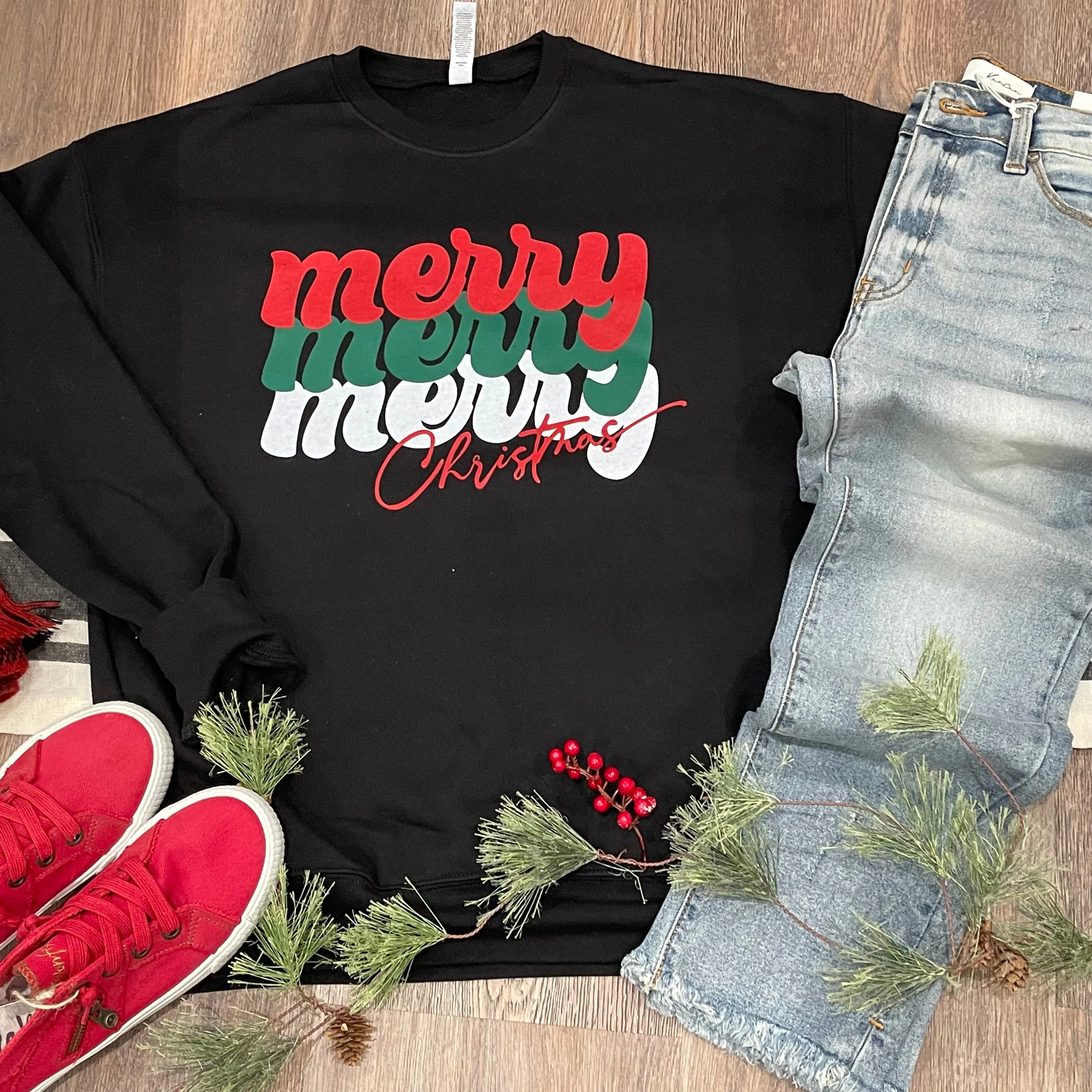 Wholesale Merry Christmas Crewneck Sweatshirt