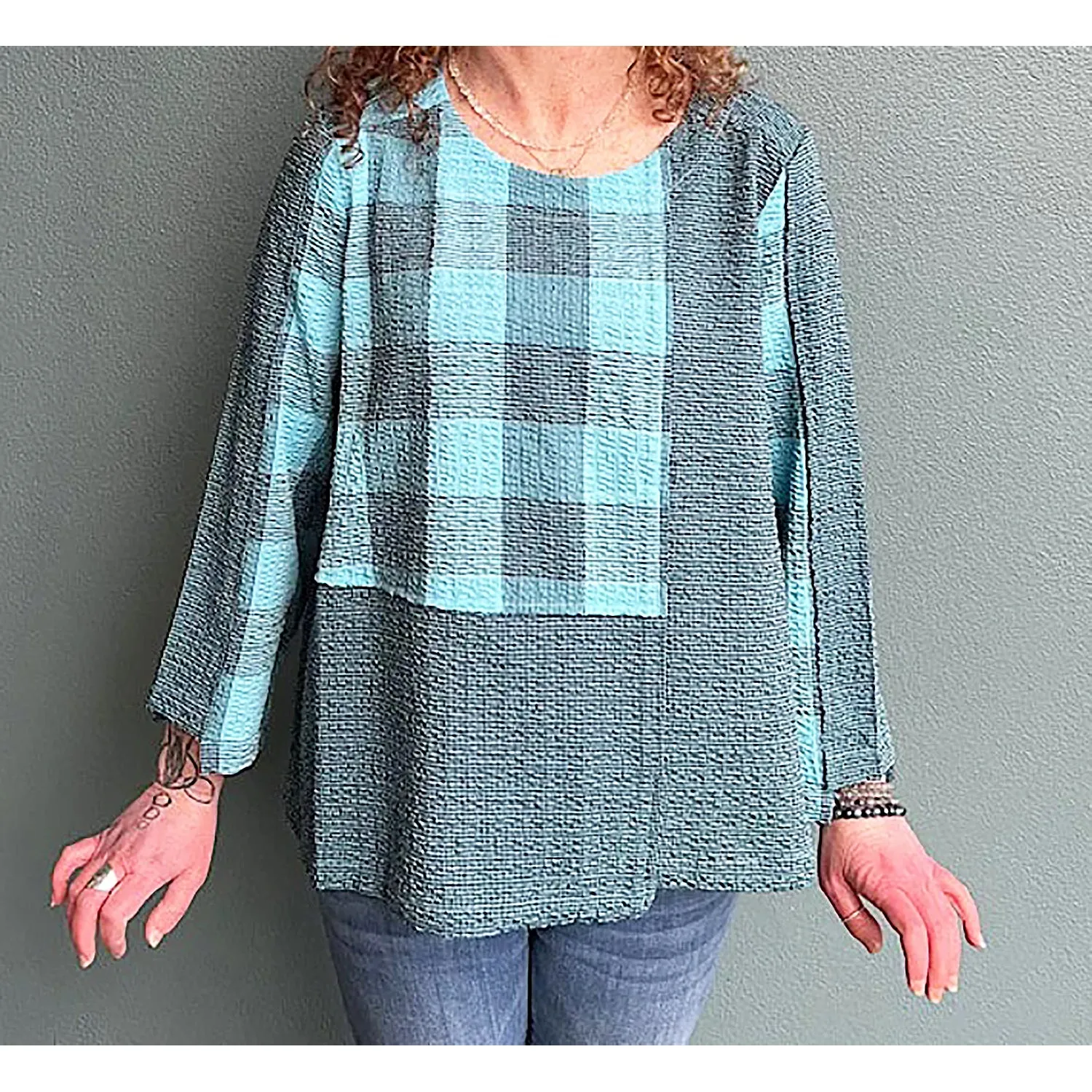 Women's Habitat Lapped Seam Pullover Peacock