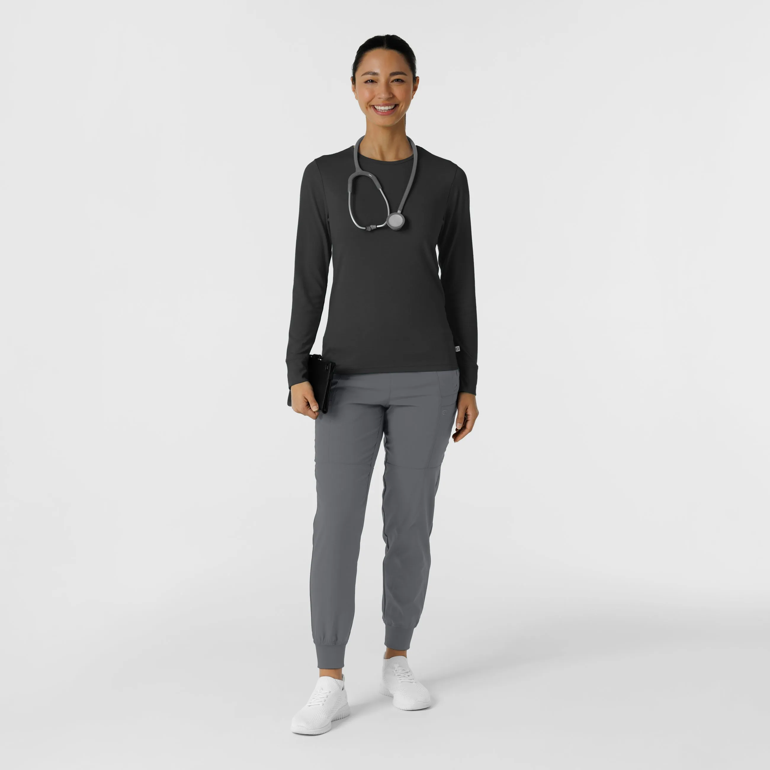 Women's Layering Tee in Black- NH Eye