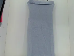 Women's Light Blue Stretch Strap Pull On Skirt Medium